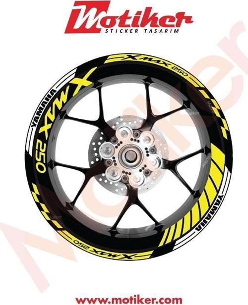 2019-2020 Yamaha Yzf R25 Yeşil- Beyaz Punisher Sticker Etiket F