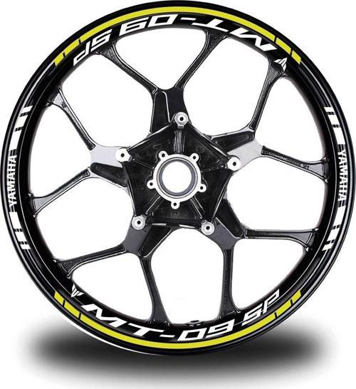 Beyaz Yamaha Fazer Takım Jant Sticker Etiket