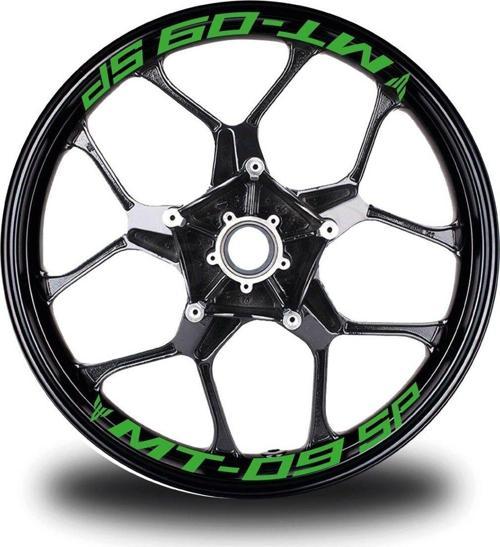 Mt-09 Sp Yazılı 8'li Jant İçi Yazı Sticker Etiket Modeli
