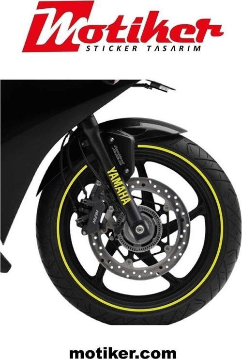 Yamaha Yazılı Takım Jant Sticker Modeli