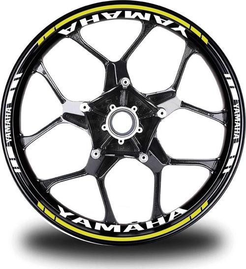 Beyaz Yamaha Mt 10 Sp Takım Jant Sticker Etiket