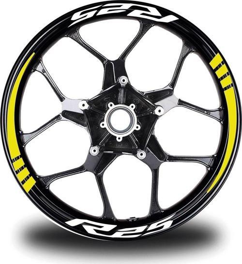 Honda 600rr Jant Içi Yazılı Iki Renk Jant Sticker Etiket Modeli