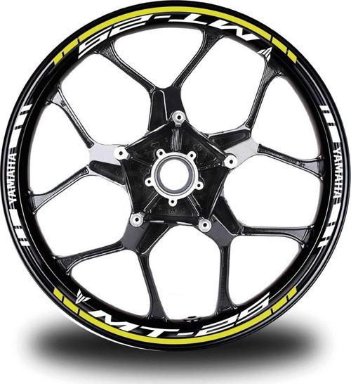Beyaz Yamaha R1 Takım Jant Sticker Etiket