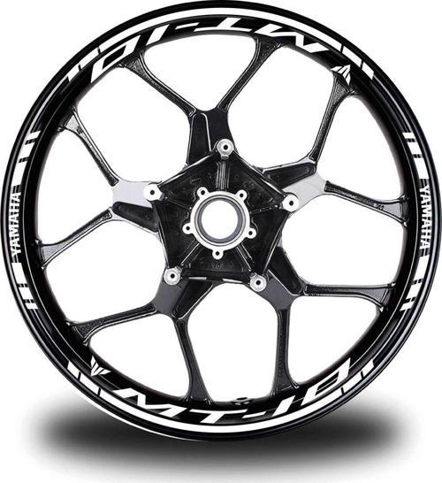 Beyaz Yamaha R1m Takım Jant Sticker Etiket