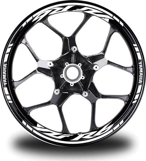 Beyaz Yamaha R6 Jant Sticker Etiket