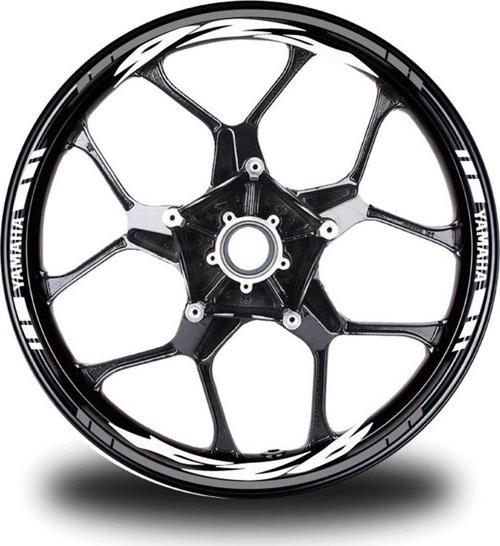 Gri Yamaha FZ6  Jant Sticker Etiket
