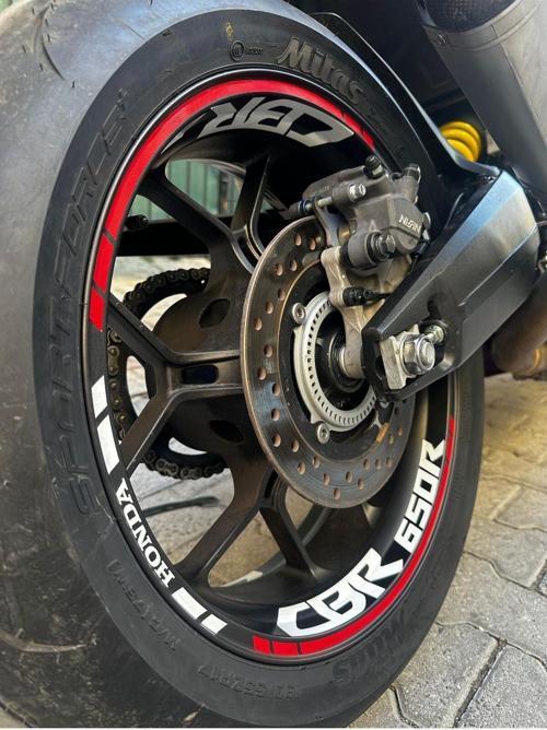 Honda Cbr 650r Jant Içi Yazı&jant Şerit Sticker Model