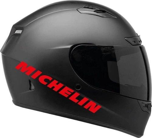 Tek Renk Michelin (Michelin Helmet Stickers) Kask Sticker Etiket Modeli