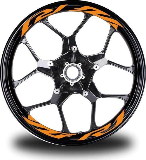 Yzf R1 Yazılı 8Li Jant İçi Yazı Sticker Etiket