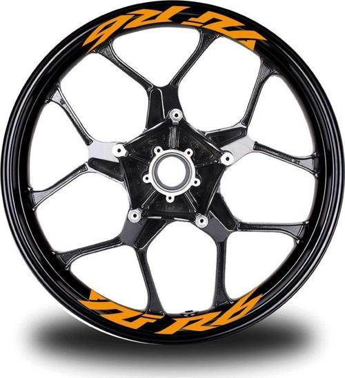 Yzf R6  Yazılı 8Li Jant İçi Yazı Sticker Etiket
