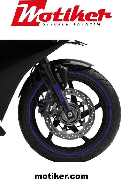 Yzf Yazılı Sarı Takım Jant Sticker Modeli