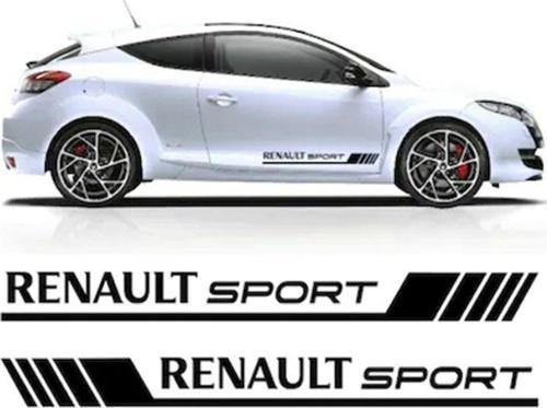 Renault Sport Yazılı Yan Kapı Şerit Sticker Etiket Modeli