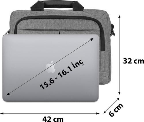 Armortech Armor A683 15.6" Gri Evrak Bilgisayar Notebook Laptop Çantası
