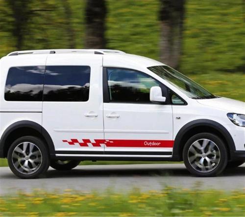 Volkswagen Caddy Yan Kapı Ve Arka Kapı Sticker Etiket Modeli