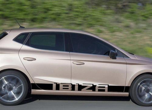 Seat Ibıza Yan Kapı Sticker Etiket Modeli