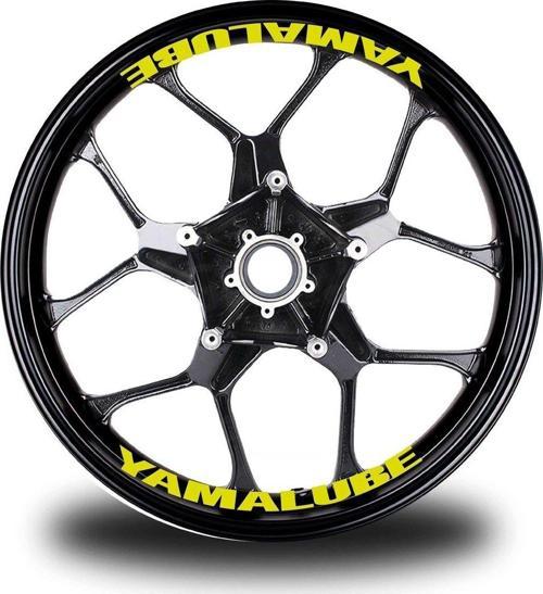 Yamalube Yazılı 8Li Jant İçi Yazı Sticker Etiket