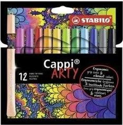 Cappi Arty 12 Renk Keçeli Boya Kalemi