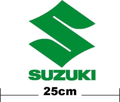 Suzuki Yazı Ve S  Logo Yazı Sticker Etiket Tek Renk