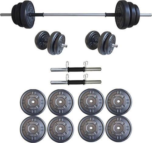 25 Kg Dambıl Seti Ağırlık Seti 25 Kg Vücut Geliştirme Aleti ( Plaka Agırlıgı 20 Kg)