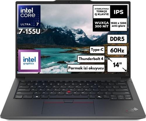 Thinkpad E14 G6 Ultra 7-155U 32 Gb Ram 2 Tb Ssd 14" Windows 11 Pro 21M8Salr27 Kt34