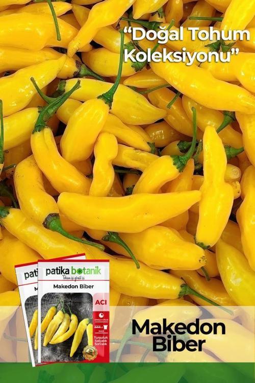 200 Adet Makedon Biber Tohumu (Sarı, Turşuluk)
