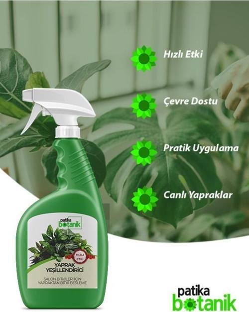 1 LT Yaprak Yeşillendirici - Süs Bitkileri İçin- Yapraktan