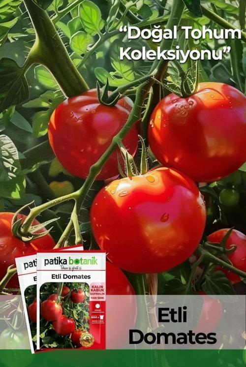 150 Adet Yerli Ata Etli Domates Tohumu (Kalın Kabuk)
