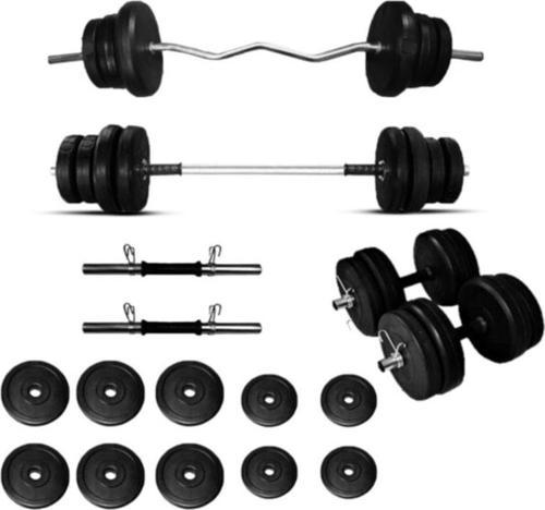 Halter Dambıl Seti Z Barlı Ağırlık Seti Vücut Geliştirme Seti 48 Kg