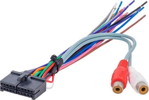 Ayt G545 20 Pin MP3 İso Dişi Oto Soket Ara Kablo Oto Teyp Radyo Soketi Amfi Amfi Çıkışlı