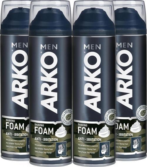 Men Anti-Irritation Tahriş Karşıtı Erkek Tıraş Köpüğü 4x200 Ml