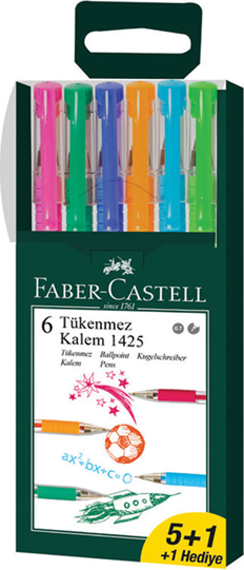 6'lı Tükenmez Kalem Seti