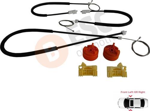 Citroen C3 Pluriel Cabrio 2003-2010 9221P1 9222N9 İçin Elektrikli Ön Sağ veya Sol Cam Kriko Seti