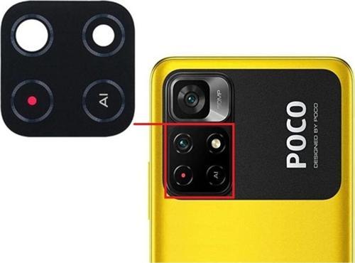 Xiaomi Poco M4 Pro 5G Uyumlu Kamera Lensi Camı Küçük 21091116AG MZB0BGVIN