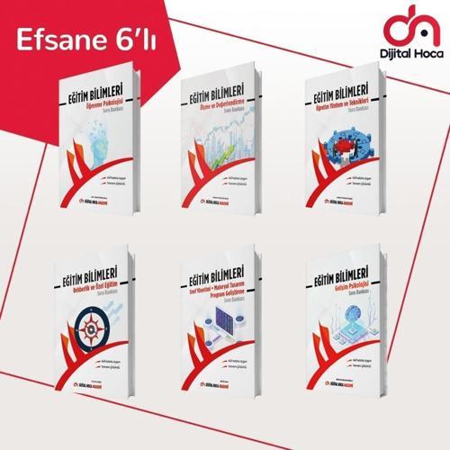 Dijital Hoca Akademi 2022 Kpss Eğitim Bilimleri Efsane 6'Lı Tamamı Çözümlü Soru Bankası Seti