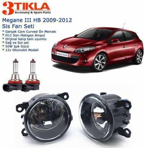 Renault Megane III HB 2012 Sis Farı Set Oem: 8200074008
