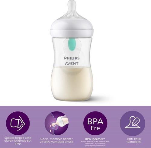 Natural Response Pp Antikolik Biberon 260 Ml 1 Ay+ Scy673/01