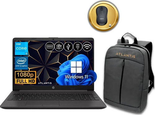 250 G9 i3-1215U 16GB 128GB M.2 SSD 9M3H9AT ATL40 15.6" W11Pro Notebook +Çanta&Mouse