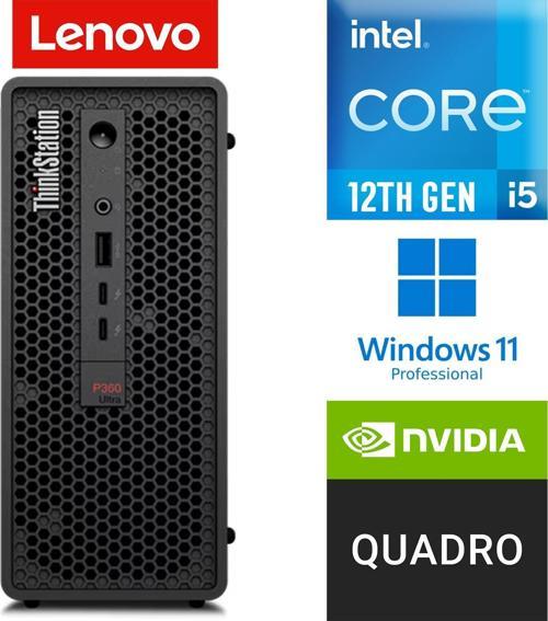 ThinkStation 360 Ultra i5-12600K 16GB 512GB SSD T400 2 GB W11P İş İstasyonu 30G1006QTX