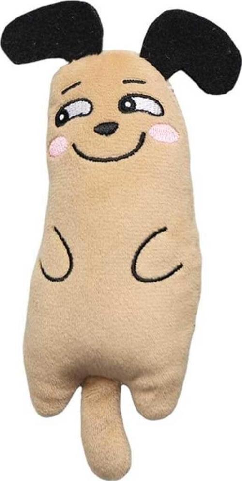 Peluş Kedi Oyuncağı Kedi Otlu Catnipli Bej 1 Adet
