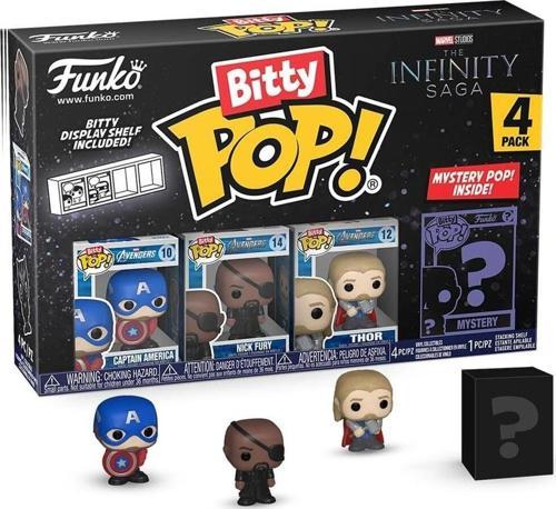 Bitty Pop 4-Pack Marvel The Infinity Saga -Captain America