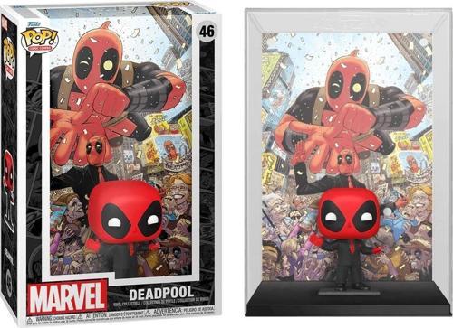 Pop Comic Covers Marvel Deadpool 2025 - Deadpool In Black Suit No:46