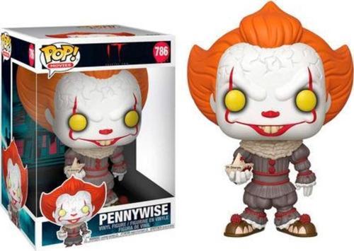 Pop Figür - Deluxe 10" Super Sized It: Chapter 2 Pennywise With Boat