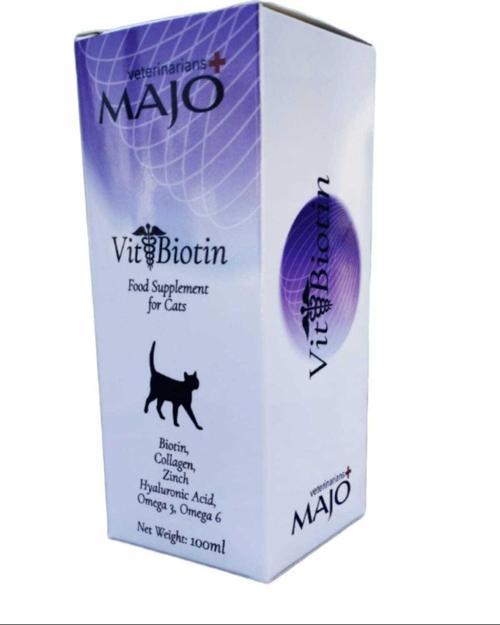 Majo Vit&Amp;Biotin Kediler Için Tüy Sağlığı Tüy Dökümü Engeleyici Vitamin