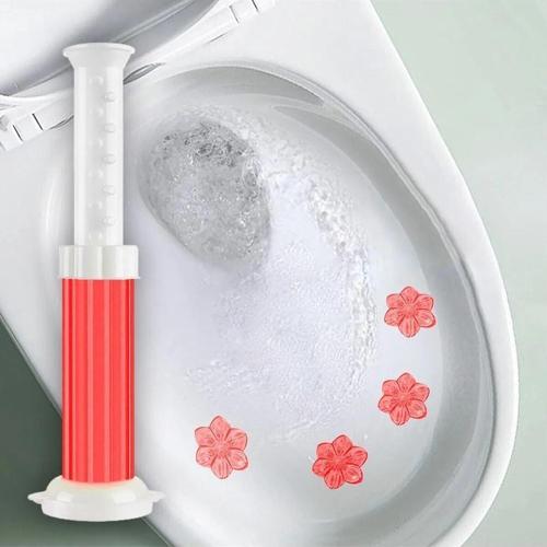 Wc Tuvalet Temizleme Jeli Klozet Jel Blok Koku Giderici Desenli Klozet Jeli Kırmızı 1 Adet