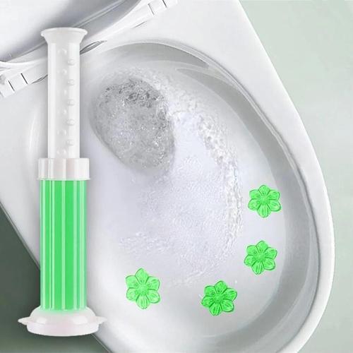 Wc Tuvalet Temizleme Jeli Klozet Jel Blok Koku Giderici Desenli Klozet Jeli Yeşil 1 Adet