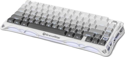 Mercury K1 RGB Kablosuz Mekanik Gaming Klavye, Alüminyum Çerçeveli, İngilizce Q, Beyaz