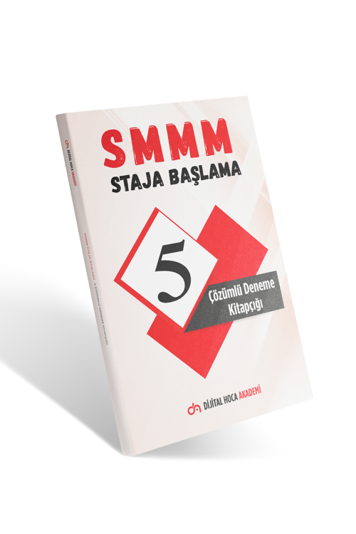Dijital Hoca Akademi 2023 Smmm Staja Başlama Çözümlü 5 Deneme Sınavı