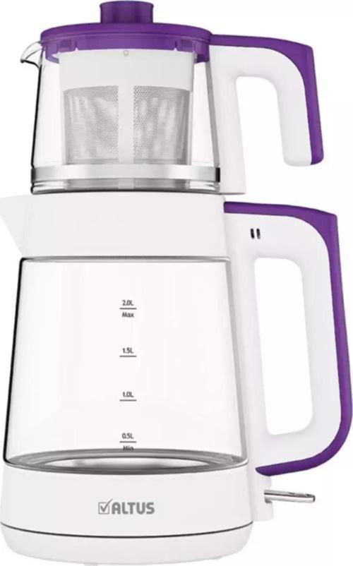 AL 796 B 1900 W Beyaz Cam Çay Makinesi
