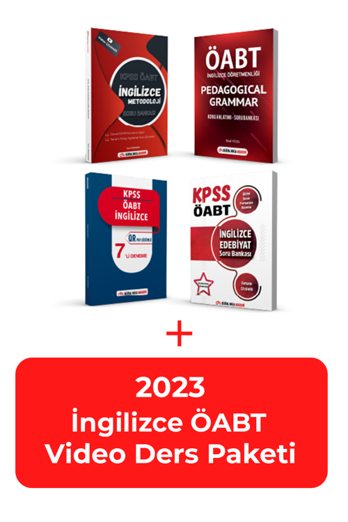 Dijital Hoca ÖABT İngilizce Fantastik Dörtlü Kazandıran Set + 2023 ÖABT İngilizce Video Ders Paketi