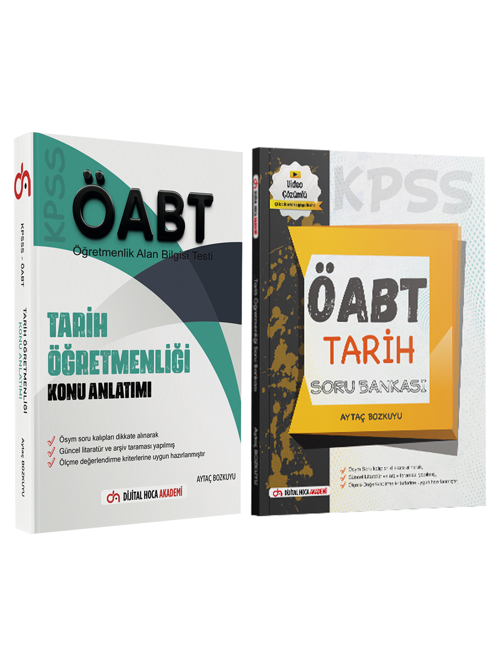 Dijital Hoca Akademi 2023 Öabt Tarih Öğretmenliği Konu Anlatımı Ve Soru Bankası İkili Set